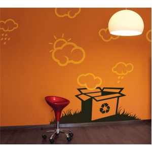 Wall Decoration | Sitting Room  | Clouds Out Of A Box