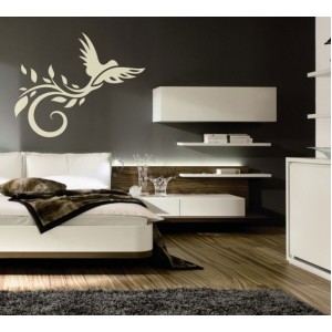 Wall Decoration | Bedroom  | Bird With Ornamented Tail