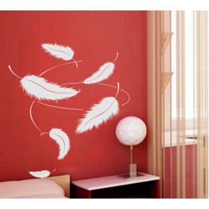 Wall Decoration | Bedroom  | Feathers Falling