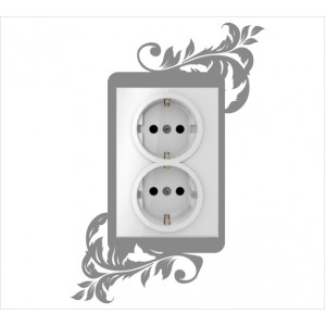 Wall Decoration | Sockets And Switches  | Model 40217V, Vertical