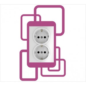 Wall Decoration | Sockets And Switches  | Model 40218V, Vertical