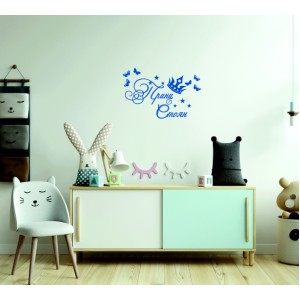 Wall Decoration | Decals With Names | Sticker With A Name, Prince and Crown