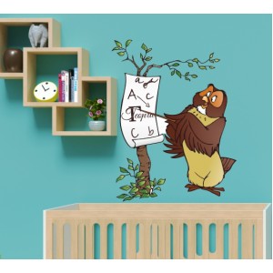 Wall Decoration | Owls  | Sticker With A Name 071902