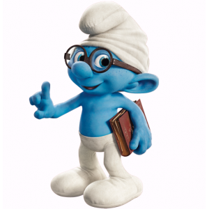 Wall Decoration | Wall Stickers | The Smurfs 4604, Brainy