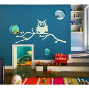 Wall Decoration | Branches  | Owl On A Branch