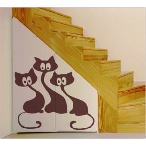 Wall Decoration | Animals  | Cats 22, Curious Chitchat