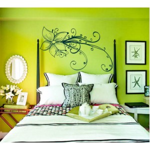Wall Decoration | Bedroom  | Ornamented Flower