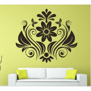 Wall Decoration | Bedroom  | Flowers 35, Leaves And Ornaments