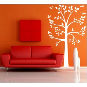Wall Decoration | Trees  | Tree 18, With Birds