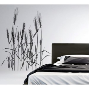 Wall Decoration | Bamboo, Grass  | Wheatears 10801