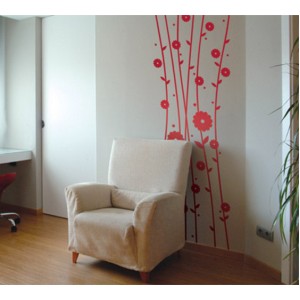 Wall Decoration | Sitting Room  | Flowers and Stems