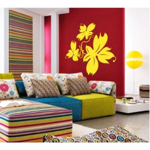 Wall Decoration | Bedroom  | Flowers 24, Hibiscus