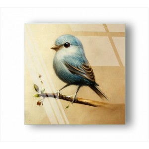 Wall Decoration | Glass | A Bird on a Branch GP_1100603
