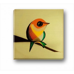Wall Decoration | Canvas | A Bird on a Branch CP_1100605