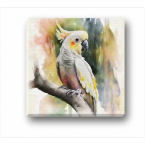 Wall Decoration | Canvas | A Parrot on a Branch CP_1100801