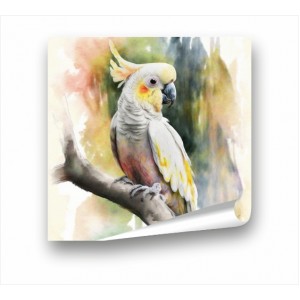 Wall Decoration | Posters | A Parrot on a Branch PP_1100801