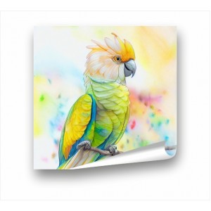 Wall Decoration | Posters | A Parrot on a Branch PP_1100802