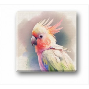 Wall Decoration | Canvas | A Parrot on a Branch CP_1100803