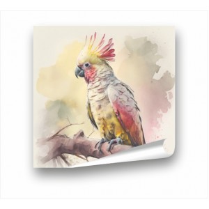 Wall Decoration | Posters | A Parrot on a Branch PP_1100804