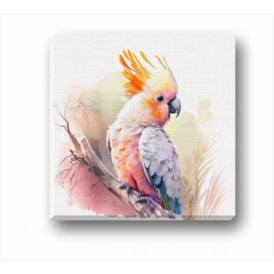 Wall Decoration | Canvas | A Parrot on a Branch CP_1100805