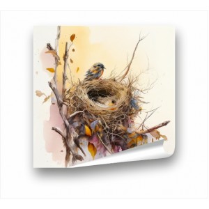 Wall Decoration | Posters | Nest And Bird PP_1101001