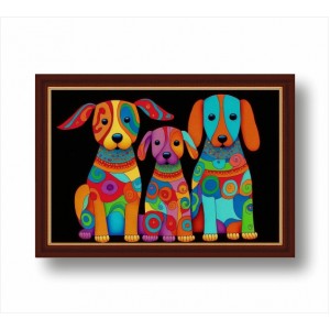 Wall Decoration | Framed | Dogs FP_1200701