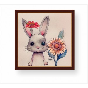 Wall Decoration | Framed | Rabbit Bunny FP_1400403