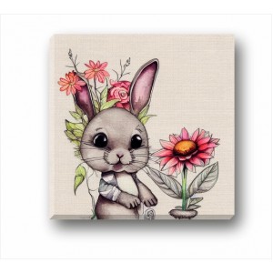 Wall Decoration | Canvas | Rabbit Bunny CP_1400404