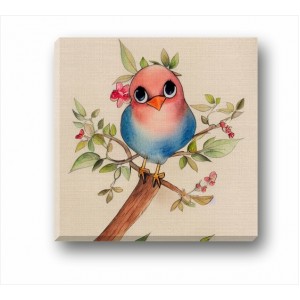 Wall Decoration | Canvas | A Bird on a Branch CP_1400502