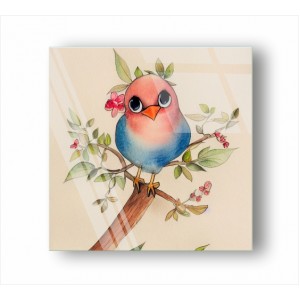 Wall Decoration | Animal GP | A Bird on a Branch GP_1400502
