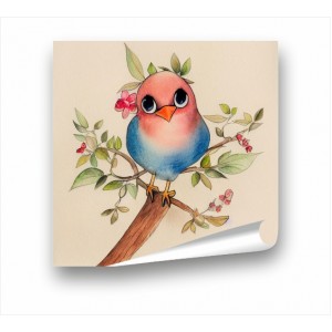 Wall Decoration | Posters | A Bird on a Branch PP_1400502