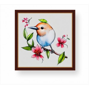 Wall Decoration | Animals FP | A Bird on a Branch FP_1400508