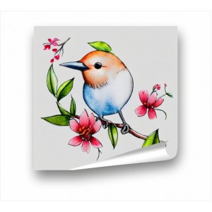 Wall Decoration | Posters | A Bird on a Branch PP_1400508