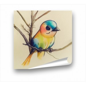 Wall Decoration | Posters | A Bird on a Branch PP_1400509