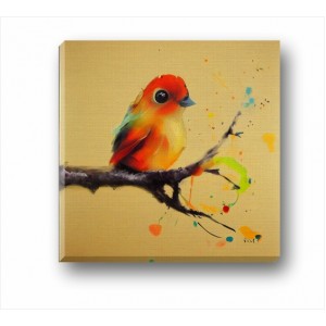 Wall Decoration | Canvas | A Bird on a Branch CP_1400511