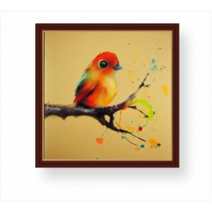 Wall Decoration | Framed | A Bird on a Branch FP_1400511