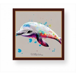Wall Decoration | Framed | Dolphin FP_1401403