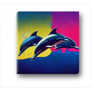 Wall Decoration | Canvas | Dolphin CP_1401404