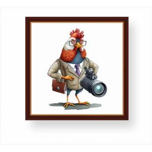Wall Decoration | Framed | Rooster FP_1402302