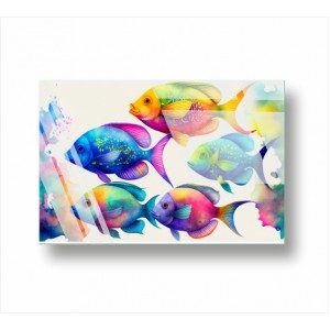 Wall Decoration | Glass | Fish GP_1500502