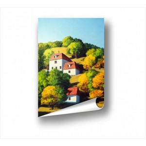 Wall Decoration | Posters | Houses on the hill PP_2200508