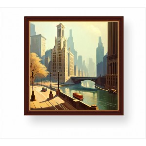 Wall Decoration | Framed | Streets in the City FP_2201701