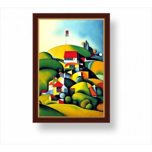 Wall Decoration | Cities Buildings FP | Houses on the hill FP_2300200