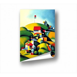 Wall Decoration | Posters | Houses on the hill PP_2300200