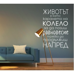 Wall Decoration | Wall Stickers | Life is like a bicycle