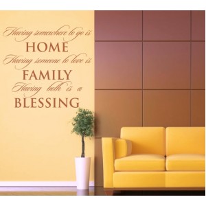 Wall Decoration | Family, Love  | Home, Family, Blessing