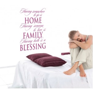 Wall Decoration | Family, Love  | Home, Family, Blessing, Design 2