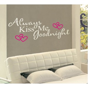 Wall Decoration | Wall Writing  | Always Kiss Me