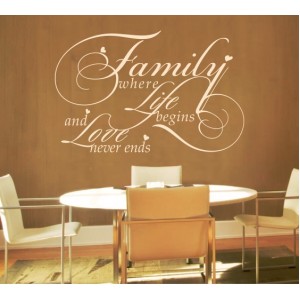 Wall Decoration | Wall Stickers | Family And Love