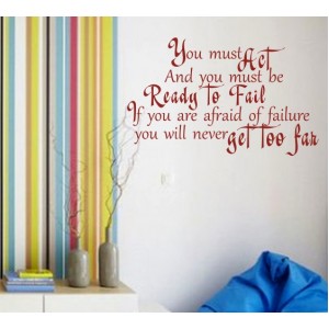 Wall Decoration | Sitting Room  | You Must Act